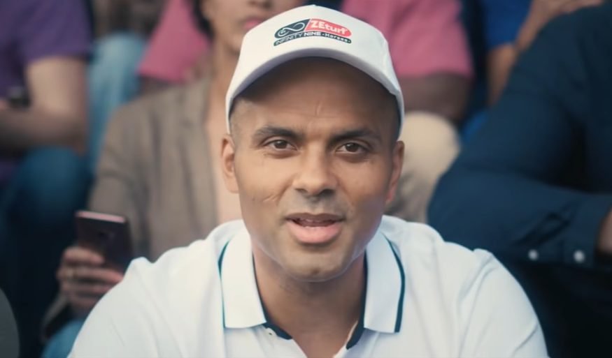 Publicité ZEturf avec Tony Parker